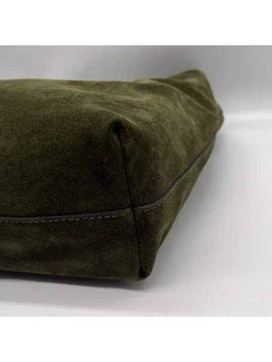 Madewell the Mylie Green Suede Shoulder Bag - Picture 6 of 10